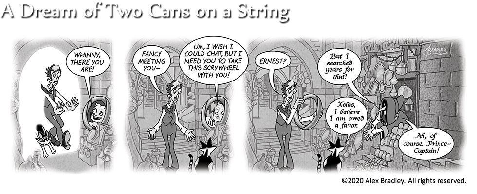 A Dream of Two Cans on a String